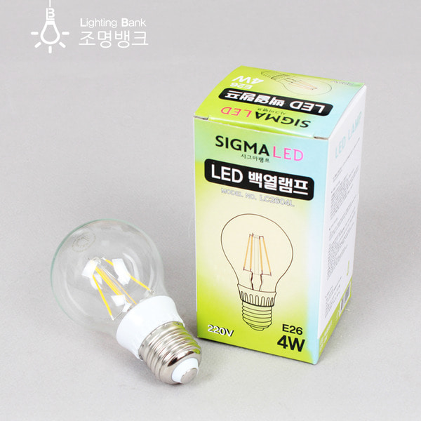LED 에디슨 백열램프60 4W (E26Base)